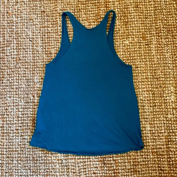Turquoise American Apparel tank top. Size m. - Picture 2 of 3